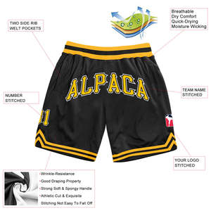 <b>Customized</b> Sports Team Shorts 100% Polyester Mesh Sublimated Club Name Training Basketball Athletic Shorts for Teamwear - Product Image 5