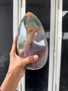 Huevo de Jaspe Unicornio Natural, Cristal Pulido, Piedra Curativa, 3 kg, Pieza Única, Decoración para el Hogar, Meditación, Venta al por Mayor - Product Image 2