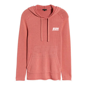 เสื้อฮู้ดดี้ผู้ชายแบบลำลองสำหรับฤดูหนาว ปี 2026 ออกแบบตามสั่ง SUH INTERNATIONAL ผ้าฝ้าย 100% ระบายอากาศได้ดี คุณภาพสูง ผลิตตามแบบ OEM - Product Image 1