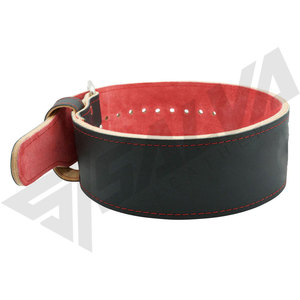 High Quality Warm Custom Logo Gym Fitness Workout Cowhide Leather Buckle Wear-Resistant Men's <b>Weight</b> Lifting <b>Training</b> Belt - Product Image 2