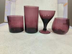Gobelet à boire en verre fait main avec finition bulle - Product Image 4