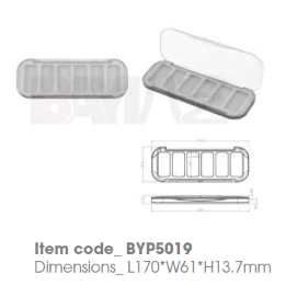 Pots en plastique en gros avec logo personnalisé, compacts et transparents avec couvercle à clapet, pour 6 teintes, contenants vides pour fards à paupières, anticernes et rouges à lèvres - Product Image 1