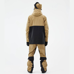 Combinaison de ski unisexe 2026 Montce personnalisée marron/noir imperméable et isolée, une pièce, pour snowboard et vêtements d'hiver - Product Image 2