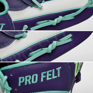 Guante de Béisbol Transpirable y Cómodo de Fieltro Profesional con Diseño Personalizado, de Cuero Vacuno Suave, para Mano Izquierda y Derecha, para Entrenamiento - Product Image 4