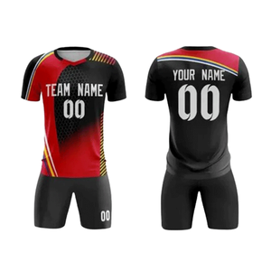 Uniforme de Fútbol para Hombre al Por Mayor, Transpirable, 100% Poliéster, Sublimado, con Nombres y Números del Equipo, Jersey de Fútbol para Adultos - Product Image 1