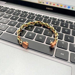 Wholesale Custom Copper Antique Indian Design <b>Engraved</b> Ecofriendly Women's Fashion Adjustable Personalized Jewelry for Party - Product Image 6