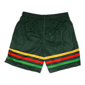 Hot Selling Men <b>Mesh</b> <b>Shorts</b> Online Sale Breathable Knee Length Quick Dry Vintage Mid Drawstring Closure Solid White Sport <b>Short</b> - Product Image 1