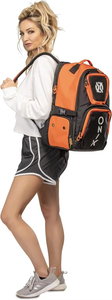2026 Custom Premium Quality External Frame 600D PU Padel Racket Bag Large Capacity 50-<b>70L</b> Pickleball Paddle <b>Backpack</b> Custom - Product Image 5