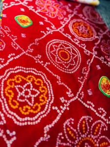 Tela de Georgette Satinada de Alta Calidad, Orgánica, Transpirable, con Estampado Digital, para Vestidos de Mujer, Trajes de Boda y Ropa Étnica - Product Image 3