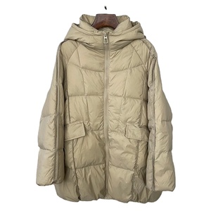 Veste d'hiver décontractée pour femmes grande taille surdimensionné canard blanc à capuche manteau bouffant support respirant chaud imprimé polaire poches lâche - Product Image 1