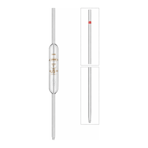 Pipeta Volumétrica de Vidrio Clase AS USP con Graduación Ámbar para Mediciones de Laboratorio Químico - Product Image 2