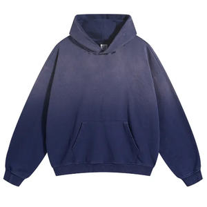 2025 Vintage Stone Acid Wash <b>Hoodie</b> for Men High Quality Cotton Embroidered Logo <b>Thermal</b> Hoodies Men - Product Image 2