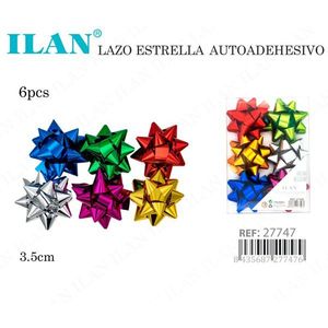 ริบบิ้นอิลันสตาร์ 3.5 ซม. แบบมีกาวในตัวสำหรับตกแต่งของขวัญ - Product Image 2