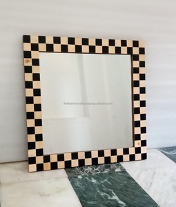 Premium Modern Handmade Custom Chess Design <b>Square</b> <b>Mirror</b> Wall Art for Home & Office Decoration Wedding Occasion - Product Image 1