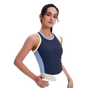 Débardeur tricoté respirant et séchant rapidement pour femme, col carré uni, amincissant, idéal pour la course et le yoga - Product Image 6