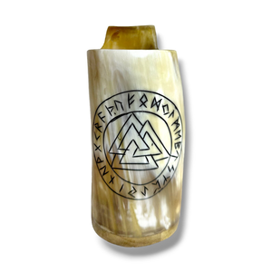 Top Quality Natural Handmade Buffalo Horn Viking Drinking Horn Mug Polished Animal Style Sustainable Ceramic <b>Beer</b> Mug - Product Image 4