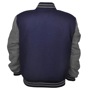 เสื้อแจ็คเก็ตวาร์ซิตี้แบบใหม่สำหรับผู้ชาย  วัสดุทำจากขนสัตว์ กันลมและระบายอากาศได้ดี พร้อมโลโก้แบบกำหนดเอง - Product Image 2