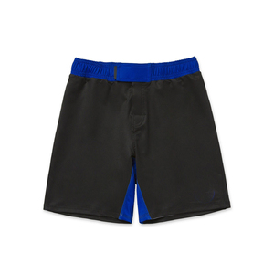 Shorts d'arts martiaux noirs à séchage rapide pour garçons avec ceinture verte et bandes latérales Coupe régulière Vêtements pour enfants - Product Image 5