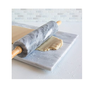 Stylish marble <b>Rolling</b> <b>Pin</b> Handmade White Color & Finished Dough Roller For Kitchen Accessories Easy to Clean <b>Rolling</b> <b>pin</b> - Product Image 2
