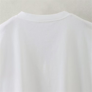 Men's <b>White</b> Sleeveless O-Neck <b>T</b>-<b>Shirt</b> Regular Fit Casual Style 100% Cotton Jersey Knitted Solid Color Blank Design - Product Image 5