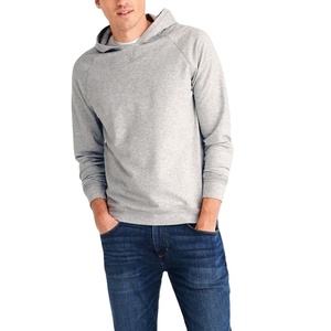 Sweat à capuche pour homme en molleton 100% coton, col rond, hiver, couleur unie, effet délavé, avec demi-fermeture éclair, design color block, coupe oversize, séchage rapide - Product Image 1