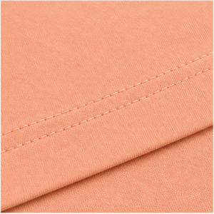 Womens <b>Peach</b> V Neck Elbow Sleeve Slim Fit T <b>Shirt</b> WTS-0189 - Product Image 6
