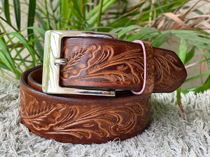 เข็มขัดหนังแท้สำหรับผู้ชายเข็มขัดหนังแท้มีสไตล์มาใหม่เข็มขัดหนังแท้ไร้ที่ติ - Product Image 3