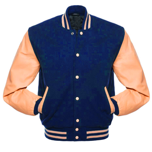 High Quality University Varsity <b>Jacket</b> Wool Body And <b>leather</b> Arm Custom Brand And Baseball <b>jacket</b> for <b>men</b> - Product Image 5