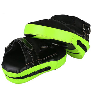 New Arrival Premium Quality Muay Thai Punching Mitts PU Leather Customizable Lightweight Durable Boxing <b>Focus</b> <b>Pads</b> - Product Image 1