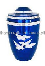 Urnes funéraires décoratives en laiton pour cendres adultes Urnes faites à la main pour urnes décoratives pour hommes et femmes Urnes funéraires - Product Image 2