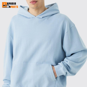 Conjunto Deportivo Informal Ligero de Dos Piezas para Hombre, Transpirable, 100% Algodón, Color Sólido, Sudadera con Capucha y Pantalones Deportivos para Gimnasio, a la Moda - Product Image 2