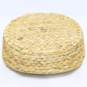 Lit pour animaux de compagnie en jonc de mer fait main, panier tressé, maison pour chat, niche naturelle pour chien, mobilier d'intérieur - Product Image 4