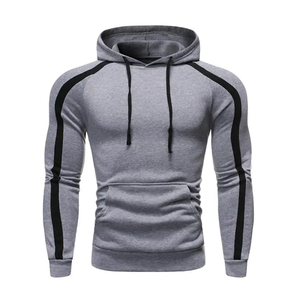 Sudadera con capucha informal personalizada al por mayor de la mejor calidad para hombre, sudadera con capucha de color sólido - Product Image 5