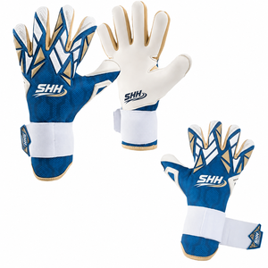 Guantes Deportivos Tácticos SHH Azul Blanco, Largos, Material de Plumas de Pavo, Diseño Duradero, Impresión por Transferencia de Calor, Ciclismo, Aire Libre - Product Image 4