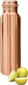 Premium Engraved Pure Copper Water <b>Bottle</b> <b>750ml</b> Modern Design Large Capacity Travel Outdoor Home & Office Use Set - Product Image 5