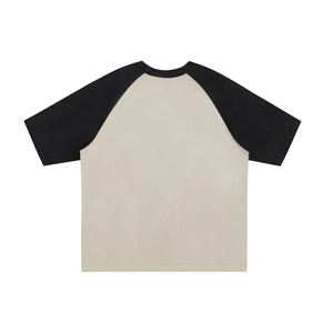 T-shirts de luxe pour hommes, vêtements de créateurs, qualité 100% coton, tissu tissé, coupe ample et manches raglan à blocs de couleurs uniques - Product Image 6