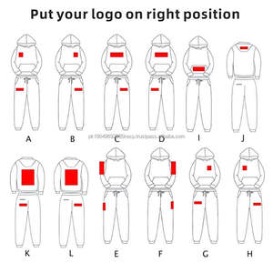 ชุดเสื้อฮู้ดดี้และกางเกงวอร์มผ้าฝ้าย 100% แบบสั่งทำพิเศษ เสื้อฮู้ดดี้ผ้าเฟรนช์เทอร์รี่ 100% ผ้าฝ้าย ทรงโอเวอร์ไซส์ ไหล่ตก - Product Image 4