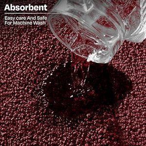 Tapis de sol absorbant épais de luxe personnalisé pour salle de bain, tapis de porte de salle de bain, tapis antidérapant pour toilettes - Product Image 4