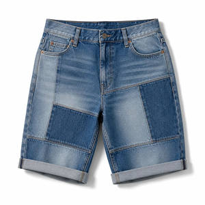 Shorts en jean pour hommes sur mesure de qualité supérieure, fabrication en usine avec étiquette privée, tissu denim de haute qualité - Product Image 5