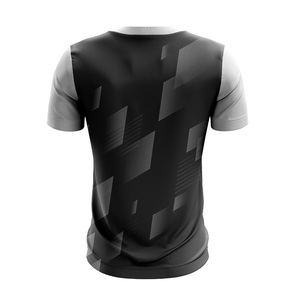 เสื้อยืดทรงบ็อกซี่โอเวอร์ไซส์ผ้าฟลีซสำหรับผู้ชาย คุณภาพสูง ผลิตจากโพลีเอสเตอร์ผสมคอตตอน แห้งเร็ว ระบายอากาศดี แขนสั้น แบบเรียบ - Product Image 3