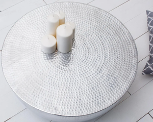 New Arrival Hammered Aluminium metal <b>Side</b> <b>Table</b> Metal Coffee <b>Table</b> Metal Decorative Living Room & <b>Sofa</b> <b>Table</b> at Wholesale Price - Product Image 6