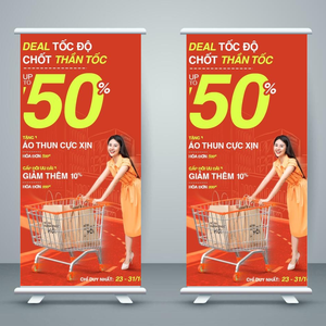 Expositor Publicitario Personalizado con Impresión UV, Soporte para Pancartas, para Eventos, Promoción y Marketing Comercial - Product Image 2