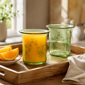 Handmade Borosilicate 270ml Clear Drinking Tumblers Lead-Free Whisky Water <b>Juice</b> <b>Glasses</b> Reusable Bulk - Product Image 5