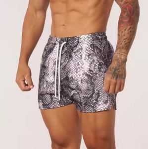 Nouvelle Tendance : Short en Mesh Personnalisé pour Homme, Short en Mesh à Coutures Internes, Respirant, Imprimé Serpent, Short en Mesh pour Homme - Product Image 4