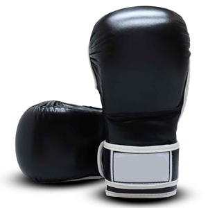 Gants d'entraînement de boxe MMA légers et respirants en cuir PU avec sangle de poignet réglable à scratch et option de logo personnalisé - Product Image 2