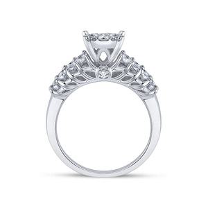 แหวนเพชรหรูหราแหวนหมั้นเพชรแท้สำหรับผู้หญิงทอง14K และ18K สร้างห้องปฏิบัติการ - Product Image 3