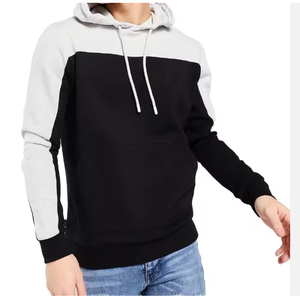 Sweat-shirt à capuche pour homme, 100% coton, respirant, séchage rapide, coupe régulière, avec poche, décontracté, pour la course à pied - Product Image 1