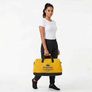 Sacs de sport résistants à l'eau en tissu non tissé, sac de yoga avec sangle réglable, 30-40L, fermeture éclair, unisexe, antivol - Product Image 2
