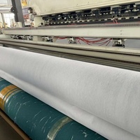 Tissu géotextile non tissé pour l'ingénierie environnementale, couche de protection des sols aiguilletée, matériau de traitement des déchets