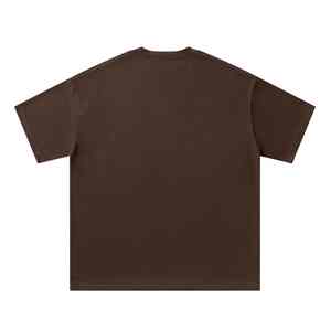 เสื้อยืดผู้ชายแขนสั้นลายพิมพ์กราฟิกผ้าฝ้ายทรงหลวมโอเวอร์ไซส์ดีไซน์ใหม่ขายส่งประจำฤดูร้อนปี 2026 - Product Image 4